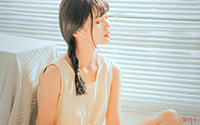 小清新美女居家甜美白净写真(9)